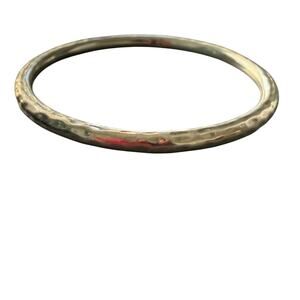 Silpada Hammered 5mm Silver Bangle Bracelet
